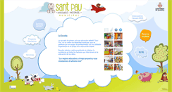 Desktop Screenshot of escuelainfantilsantpau.com